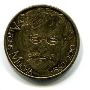 2010 Alfons Mucha Czech Republic Commemorative Medal (b860-33)